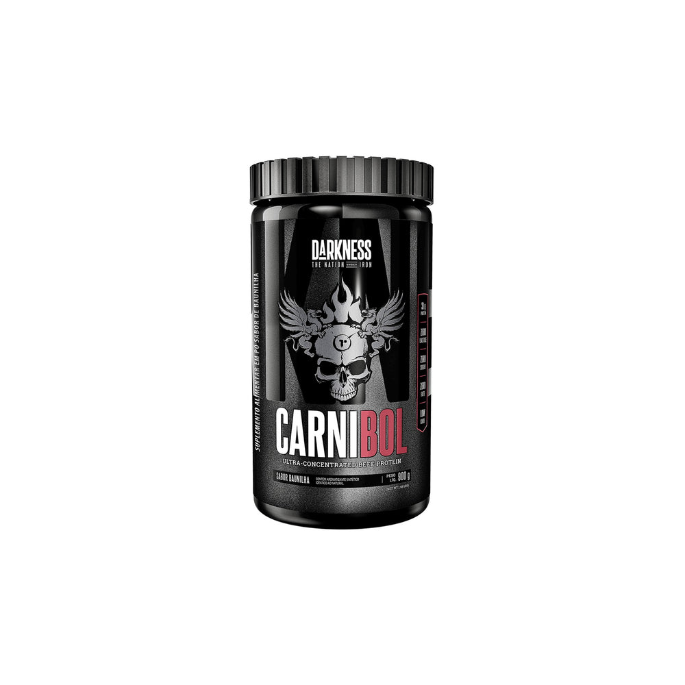 Carnibol Proteína da Carne Isolada Darkness - IntegralMédica 900g, Chocolate