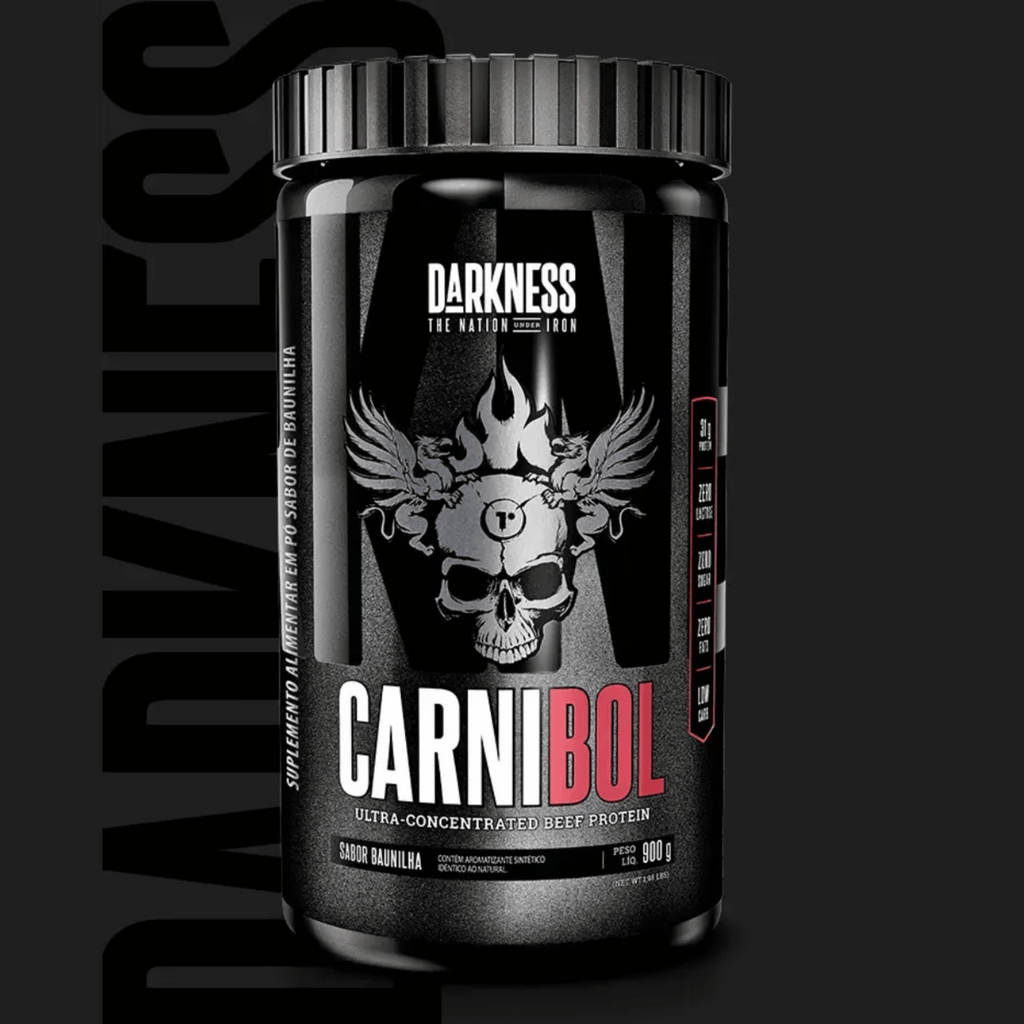 Carnibol Proteína da Carne Isolada Darkness - IntegralMédica 900g, foto 2