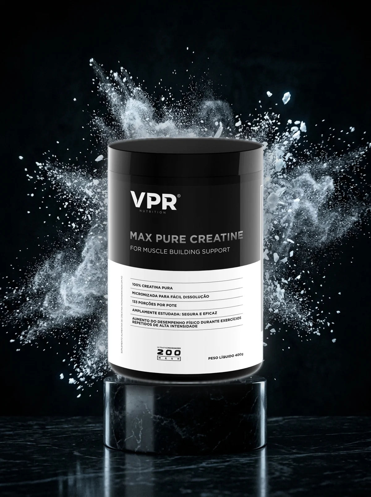 Max Pure Creatine 400g - Creatina VPR Nutrition 100% pura