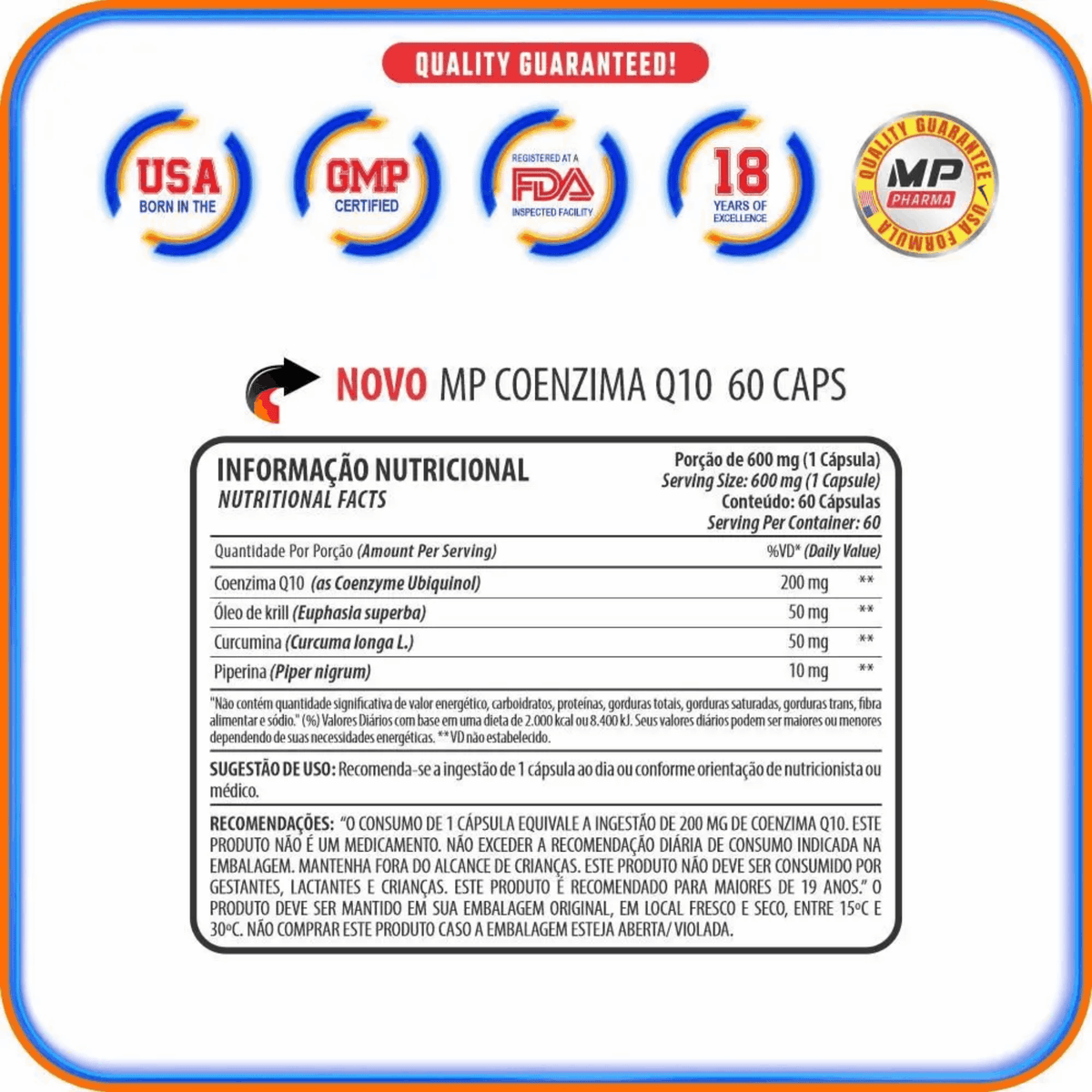 Coenzima Q10 Max Effect 200mg 60 caps, foto 2