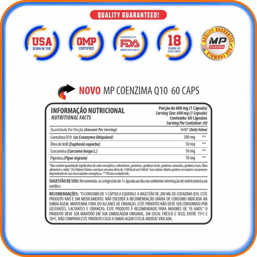 Coenzima Q10 Max Effect 200mg 60 caps, foto 2