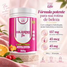 Carregar imagem no visualizador da galeria, Colágeno Be Corpo Life 300g com Ácido Hialurônico Biotina