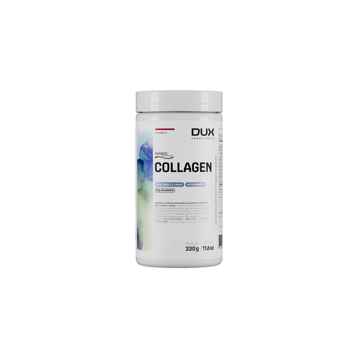 Collagen Dux 330g Colageno Verisol Dux, Cranberry