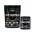 Combo Black Skull: Whey 100% HD e Creatina 300g