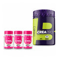Combo Super ganho de Massa: 3 potes G-Drol Woman e Creapro 300g