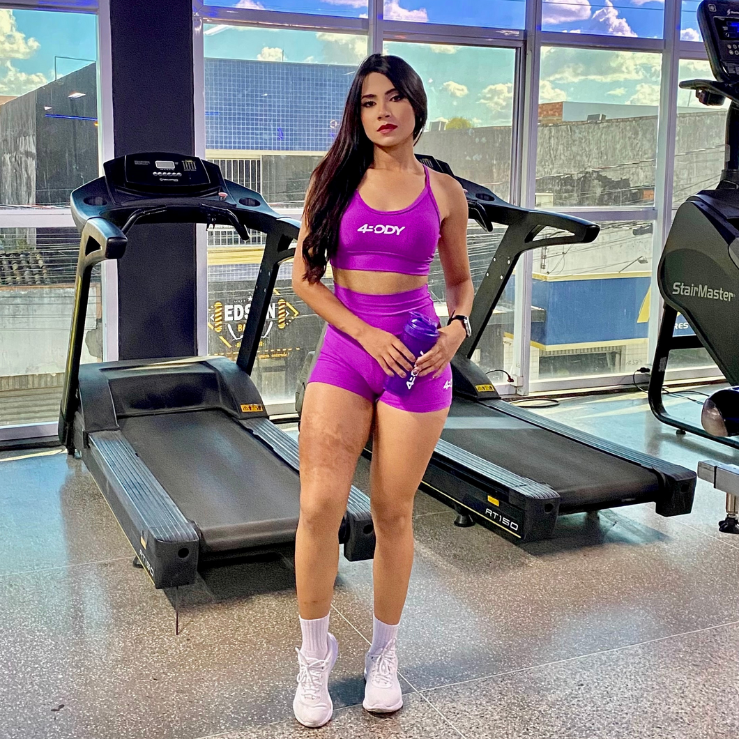 Conjunto Top + Short 4body Nutrition