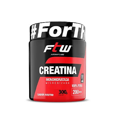 Creatina 300g FTW - Creatina 100% pura - Body Suplementos