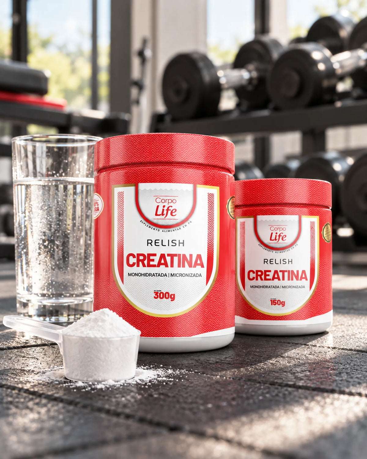 Creatina Corpo Life 100% pura Monohidratada 150g