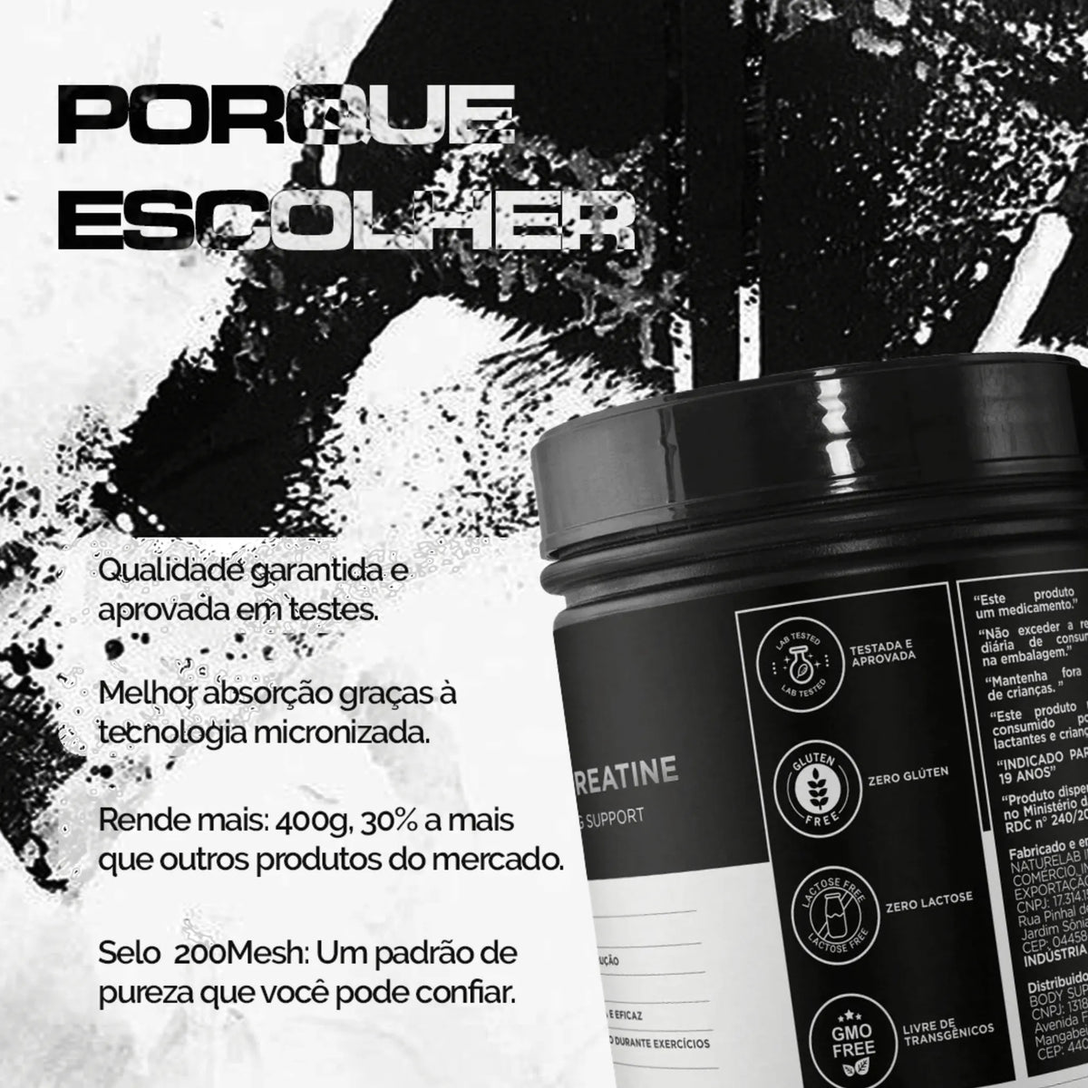 Max Pure Creatine 400g - Creatina VPR Nutrition 100% pura, foto 3