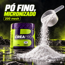 Carregar imagem no visualizador da galeria, Creatina micronizada 200 mesh Crea Pro 150 g 4Body, pó fino
