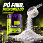 Creatina micronizada 200 mesh Crea Pro 300 g 4Body, pó fino
