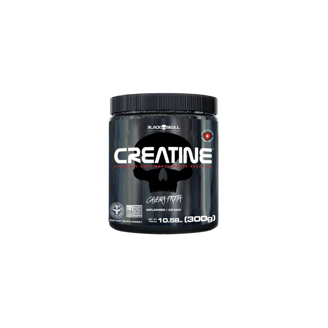 Creatina Black Skull 300g 100% pura Monohidratada