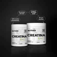 Carregar imagem no visualizador da galeria, Creatina Creapure 300 g – Creatina Pura Premium Nutrata
