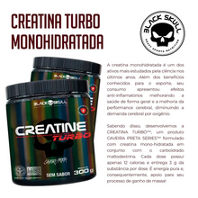 Carregar imagem no visualizador da galeria, Creatina Turbo 300 gramas - Black Skull
