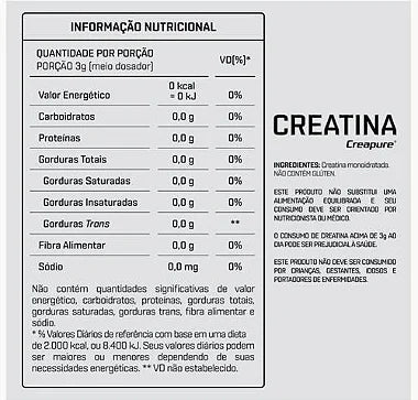 Creatina (100% Creapure®) Dux - 300g - Body Suplementos