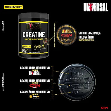 Creatina Powder Universal - 200g - Body Suplementos