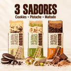 Crispy Wafer Bendu 40g nos sabores cookies, pistache e maltado