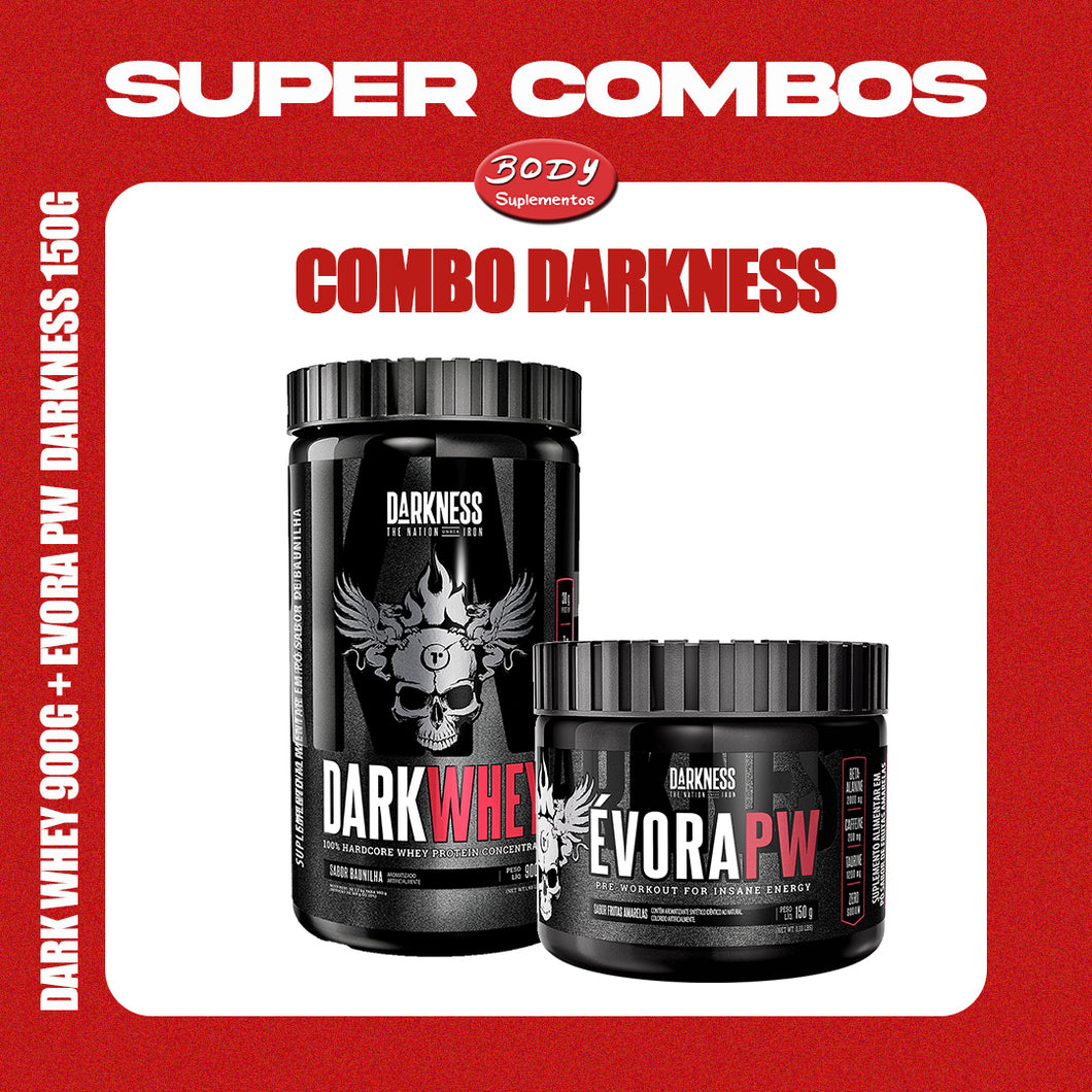 Combo Darkness -Dark Whey 900g + Évora PW 150g