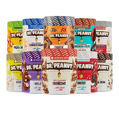 Dr Peanut Power Cream - Pasta De Amendoim com Whey protein 650g - Body Suplementos
