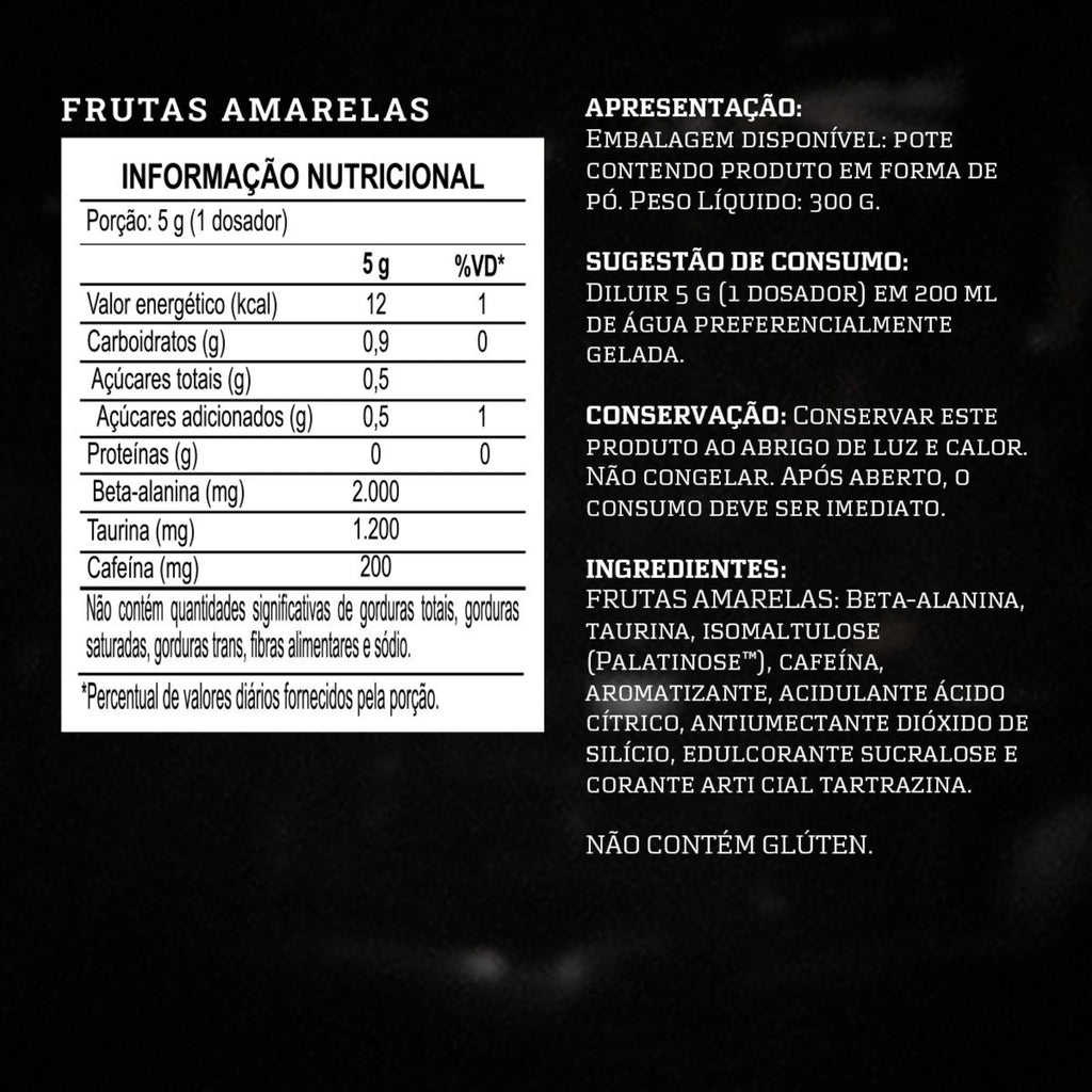 Evora Pw 300g Pre treino Integralmedica - Darkness, foto 5