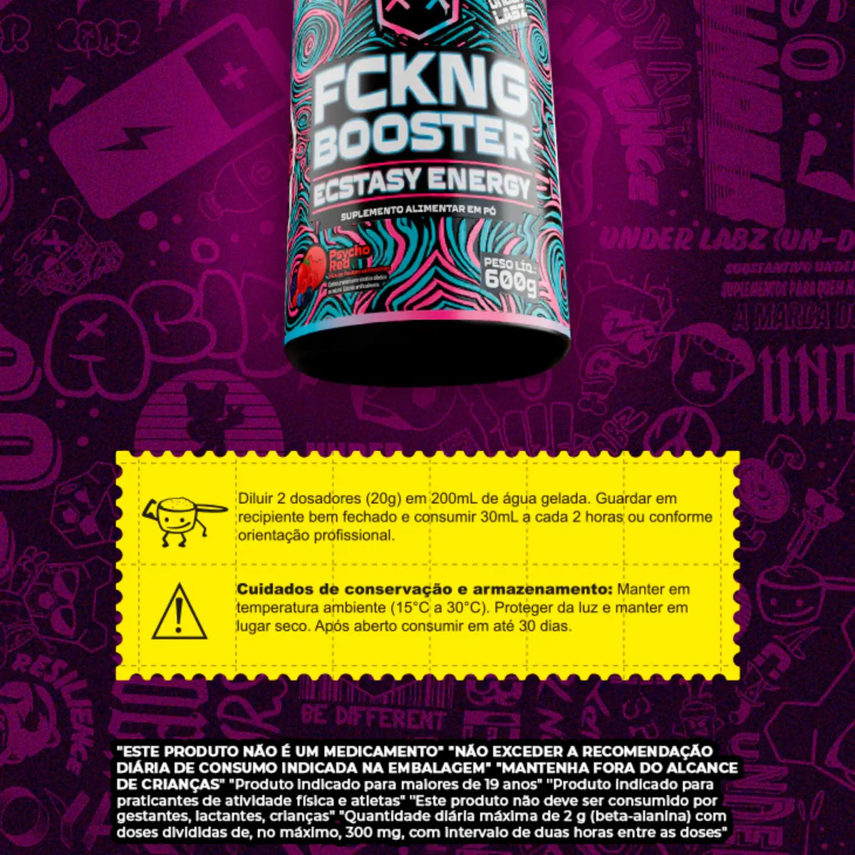 FCKNG Booster 300g - UNDER LABZ, foto 8