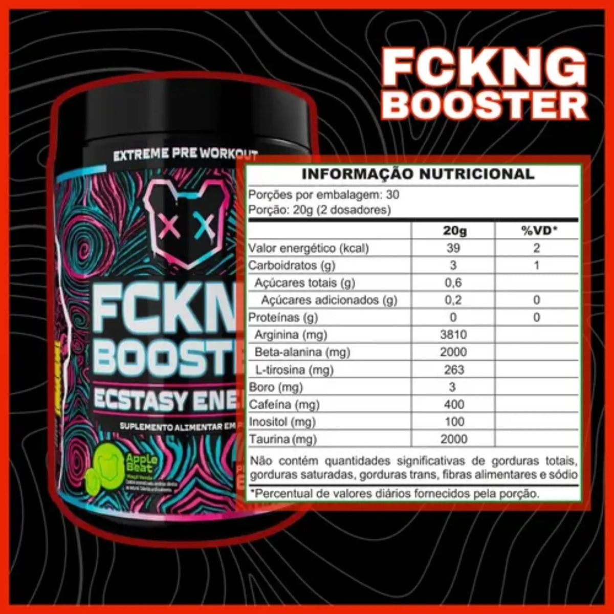 FCKNG Booster 300g - UNDER LABZ, foto 3