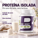 Iso4Whey 4Body com proteína isolada do soro do leite zero lactose