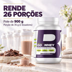 Iso4Whey 900g 4Body rende 26 porções de 35g