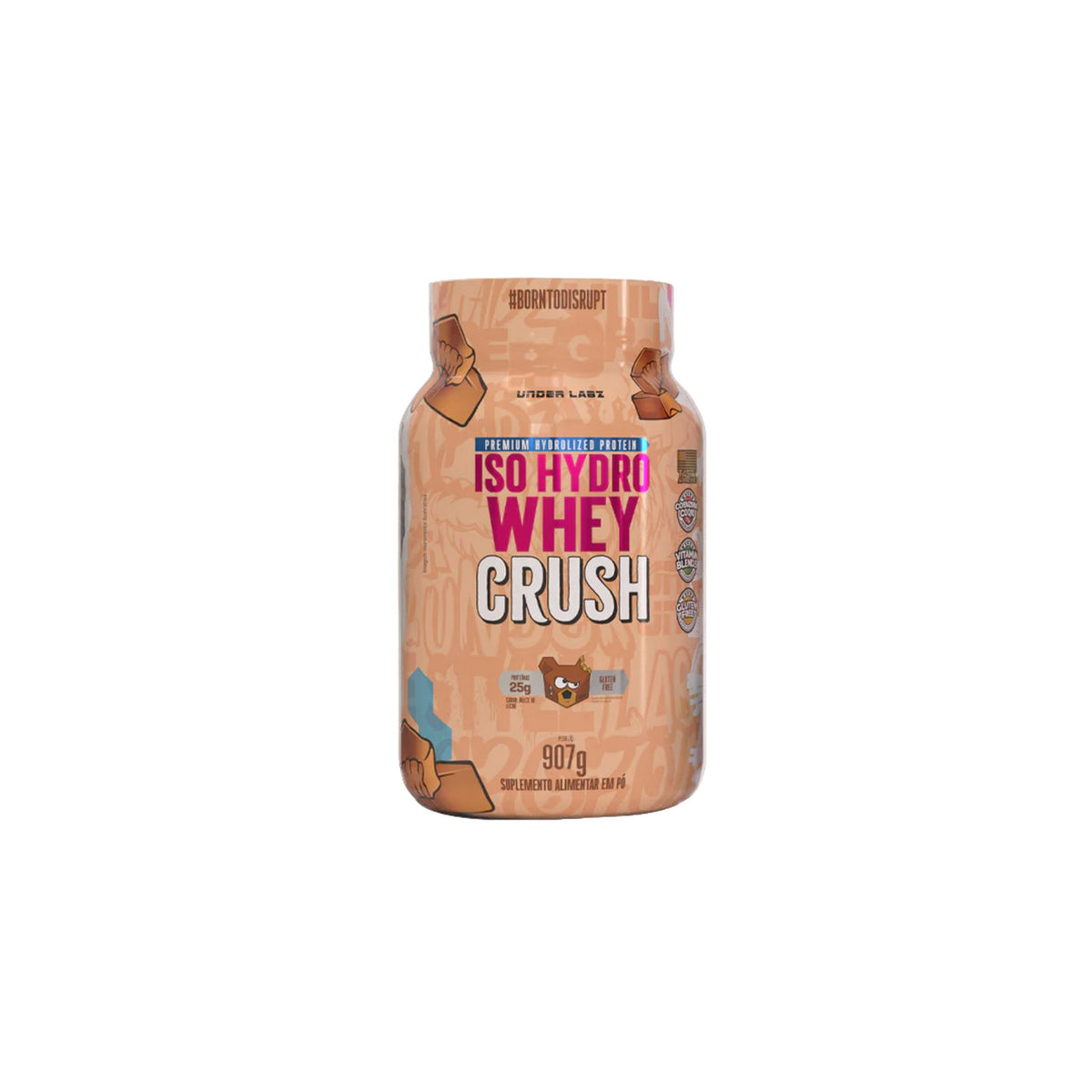 Iso Hydro Crush 900g Under Labz, Doce de Leite