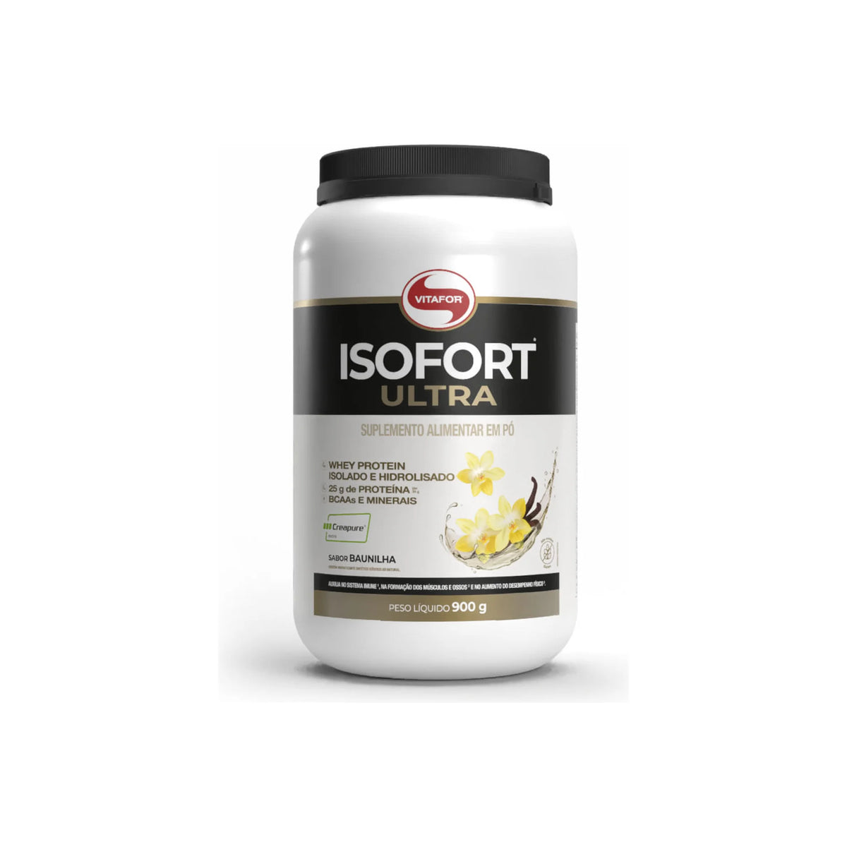 Isofort Ultra 900g Vitafor sabor baunilha pote frente