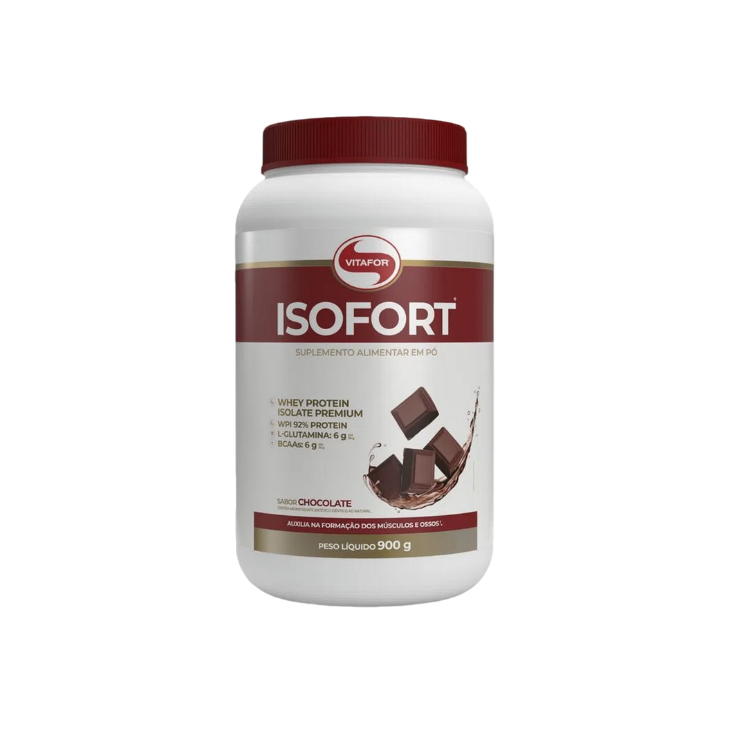 Isofort Whey Protein Isolado 900g - Vitafor - Body Suplementos