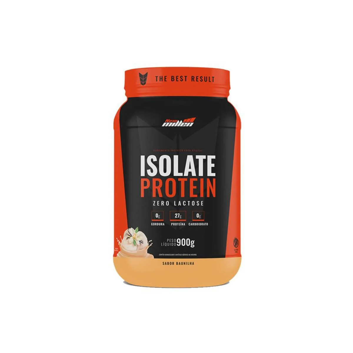 Isolate Protein 900g New Millen - Proteina zero Lactose, baunilha