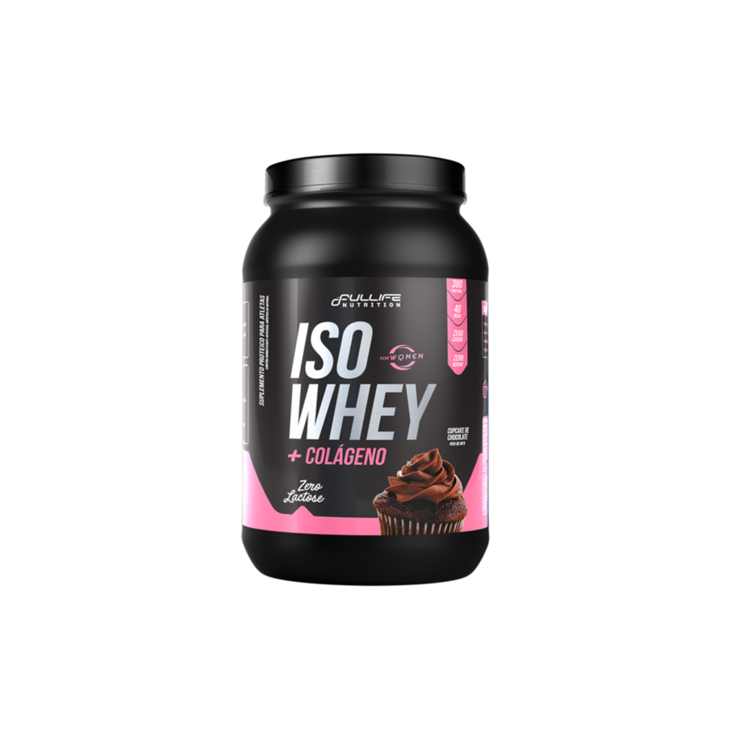 Iso Whey for Woman 900g Fullife Nutrition - Whey isolado - Sem lactose - Body Suplementos