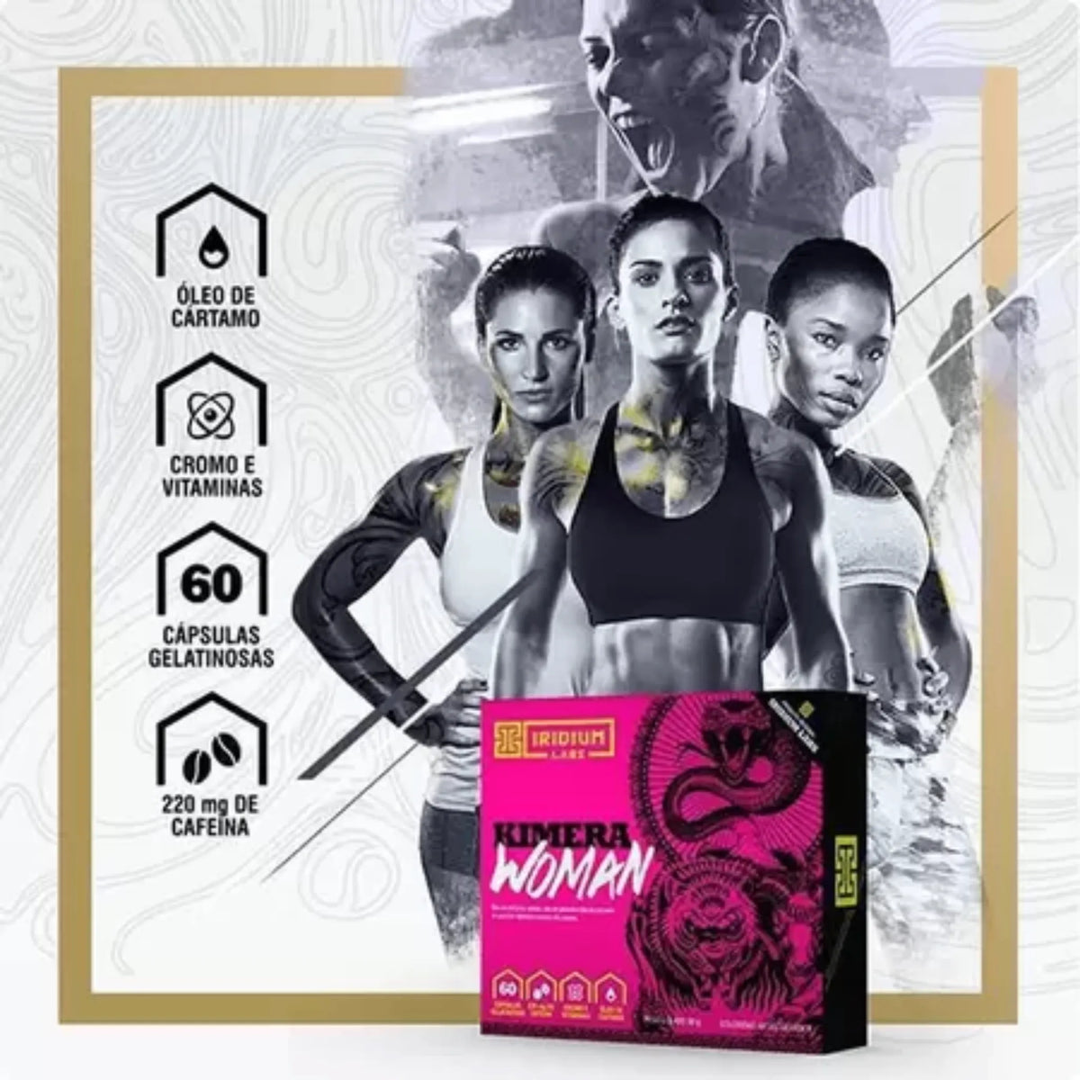Kimera Woman Iridium Labs - 60 Cápsulas - Body Suplementos