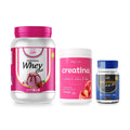 Kit Creatina Beauty Drink 300g + Tira Gordura 2.0 Slim + Relish Whey Feminina 900g