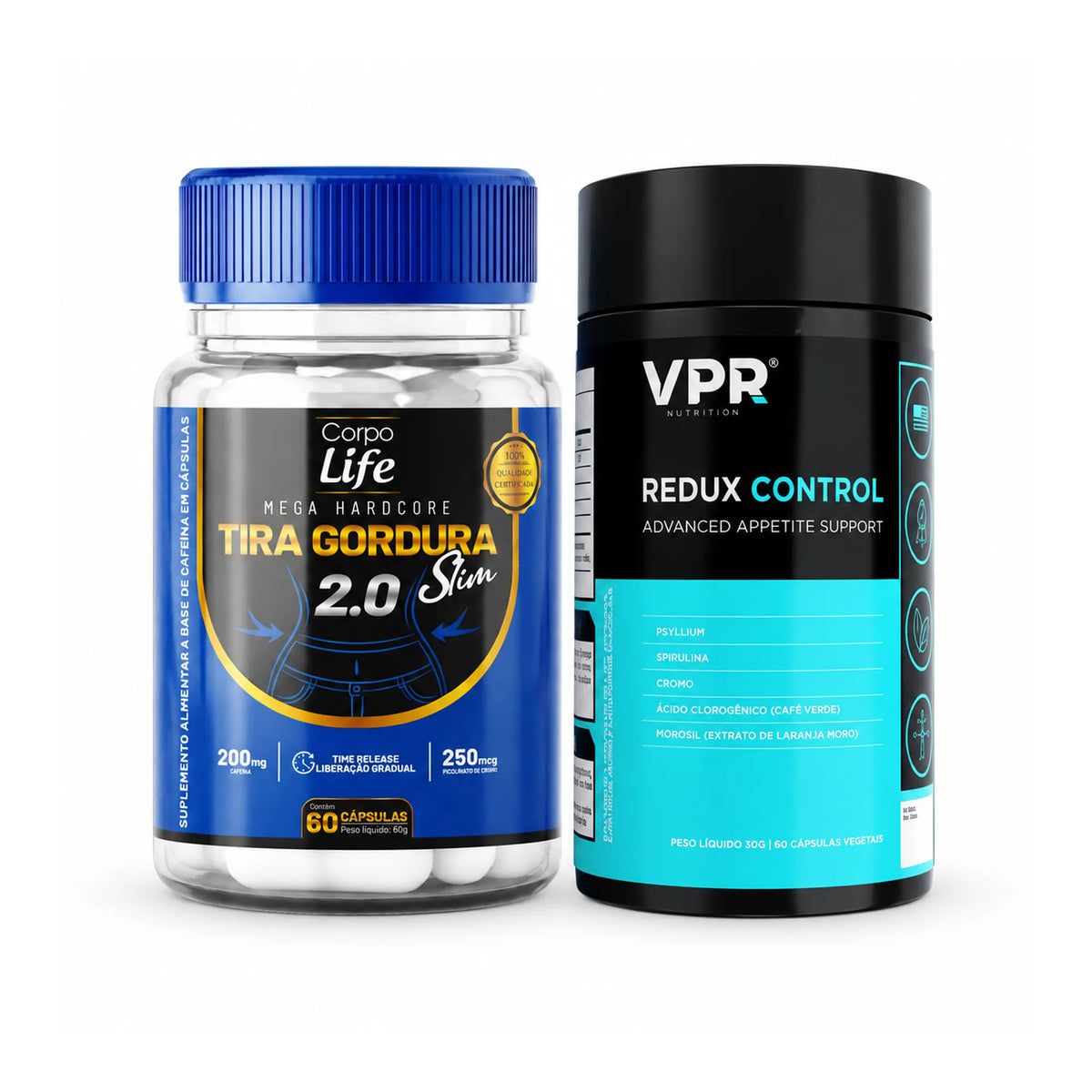 Kit Queima Total: Tira Gordura Slim e Redux Control VPR
