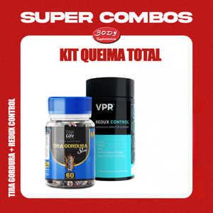 Kit Queima Total – Tira Gordura Slim + Redux Control VPR
