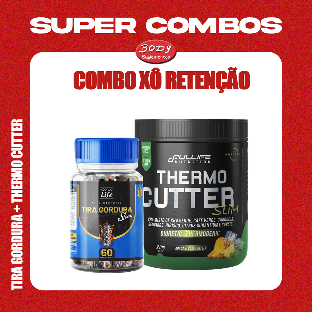 Kit Xô Retenção: Tira Gordura Slim + Thermo Cutter Fullife