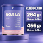 Como usar o Koala Sleep 264g Caffeine Army: 12 g em 100 ml de água quente ou leite quente