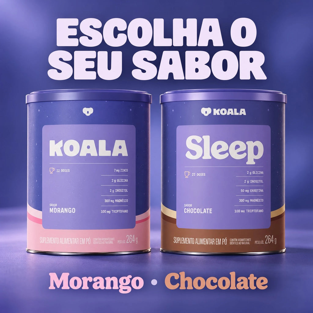 Sabores do Koala Sleep 264g Caffeine Army: Morango e Chocolate