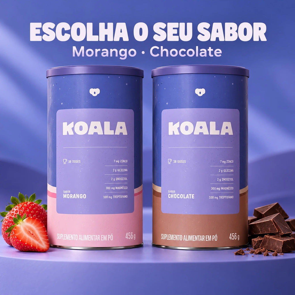 Sabores do Koala Sleep 456g Caffeine Army: Morango e Chocolate