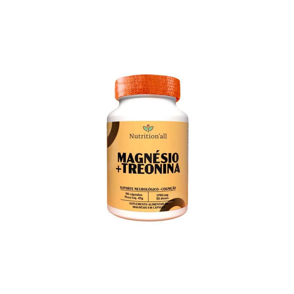 Magnésio + treonina Nutrition All 90 capsulas, foto 1