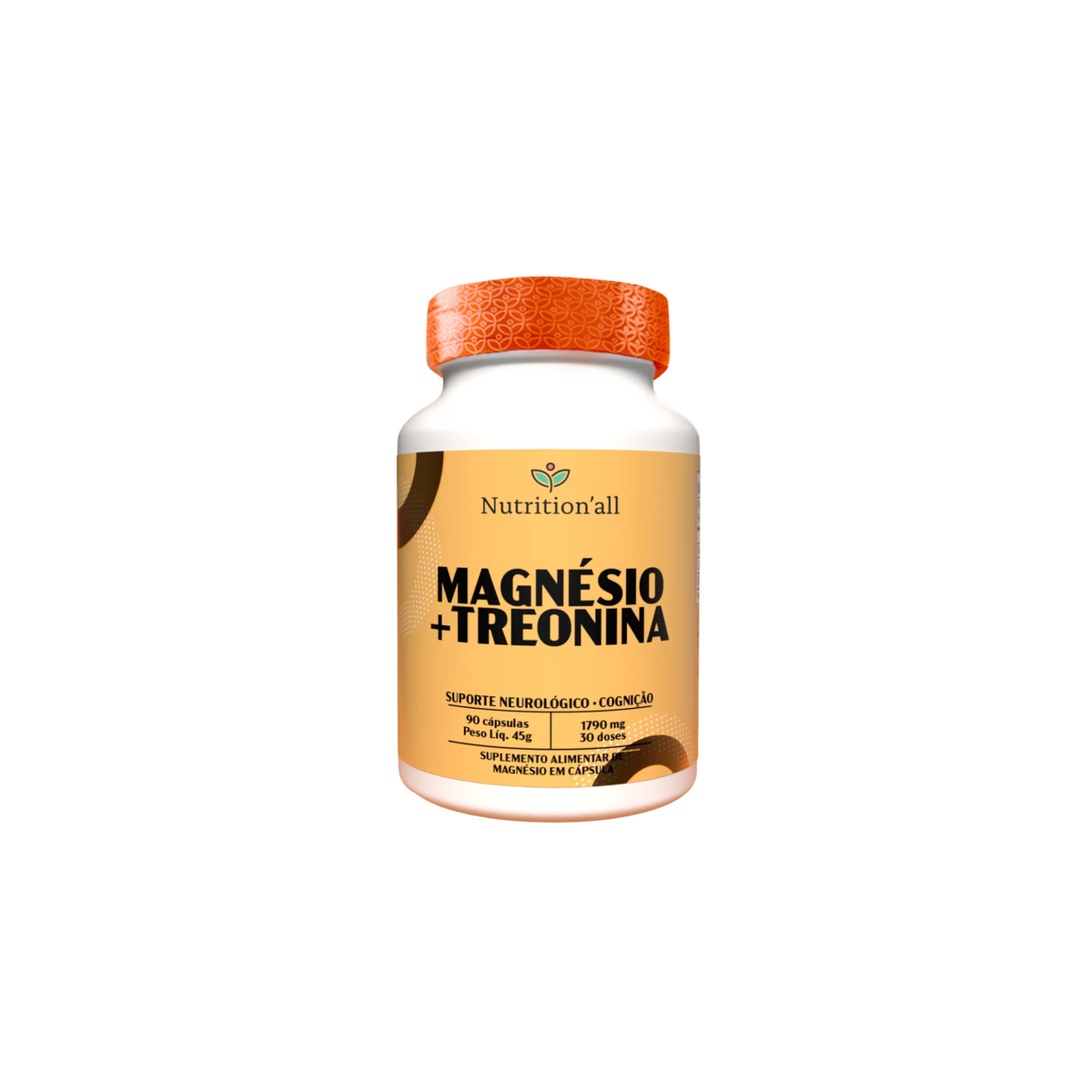 Magnésio + treonina Nutrition All 90 capsulas, foto 1