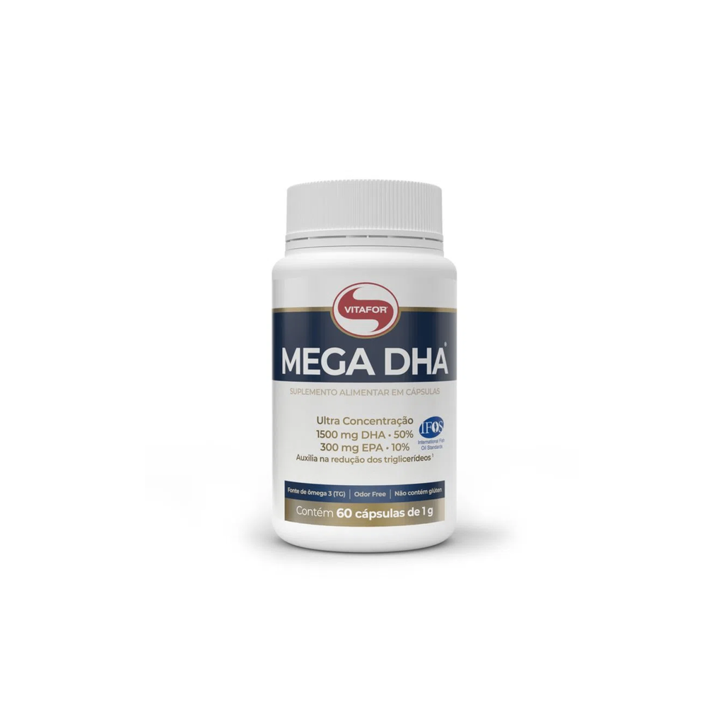 Mega Dha 60 caps  - Vitafor - Body Suplementos