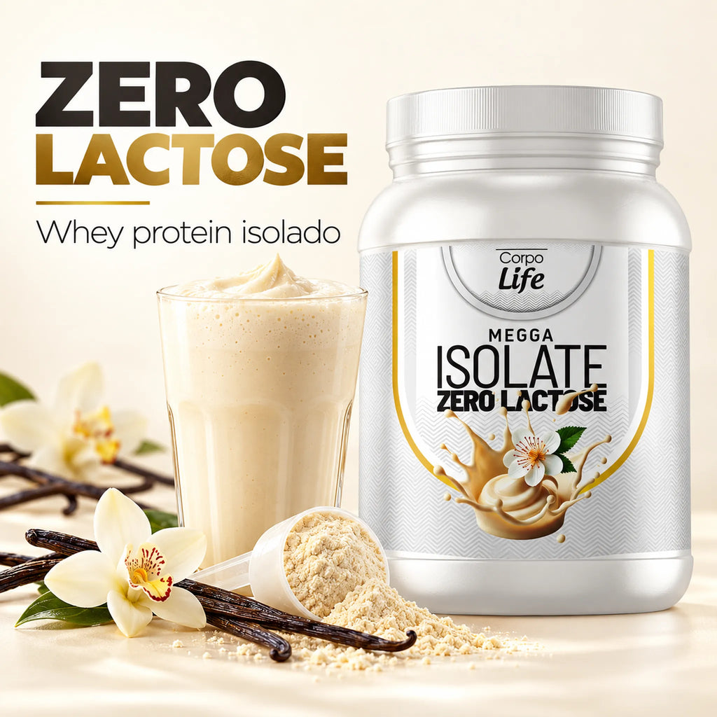 Megga Isolate Corpo Life 900g whey protein isolado zero lactose