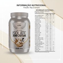 Carregar imagem no visualizador da galeria, Megga Isolate Zero Lactose 900g Corpo Life Whey Protein Zero Lactose
