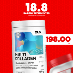 Multi Collagen Dux - Colágenos Tipo I e II 475g