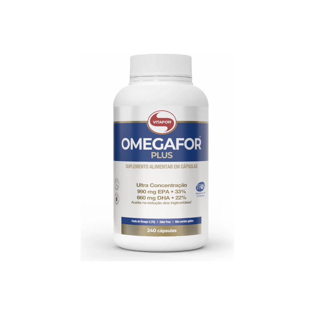 Omegafor Plus 240 cápsulas Vitafor frasco frente