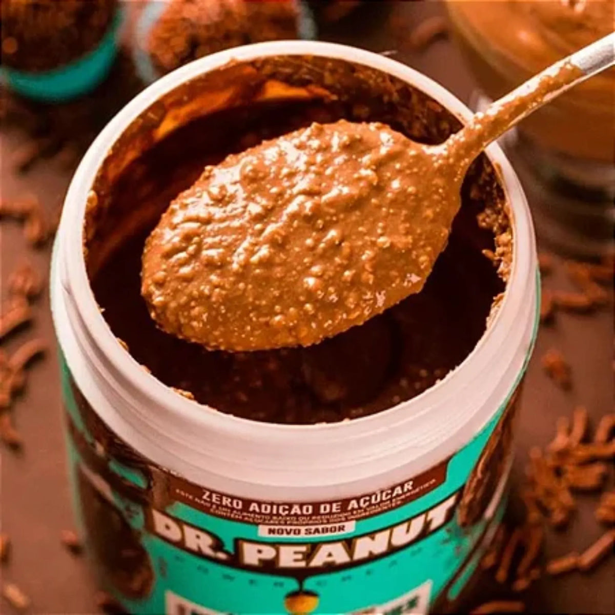 Dr Peanut Power Cream - Pasta De Amendoim com Whey protein 650g, Brigadeiro de colher