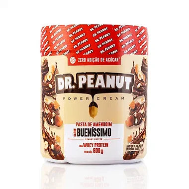 Dr Peanut Power Cream - Pasta De Amendoim com Whey protein 650g - Body Suplementos